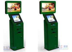 Wholesale Ticket Dispenser Dual Screen Kiosk With Barcode Scanner Self Service Terminal from china suppliers