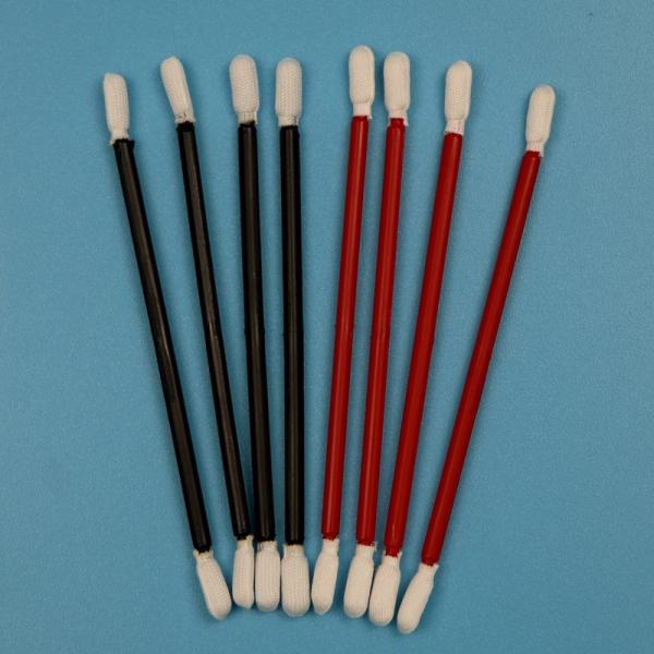 In Stock 768 Twisted Head Polyester Detailing Swab Cleanroom Microfiber Swab For