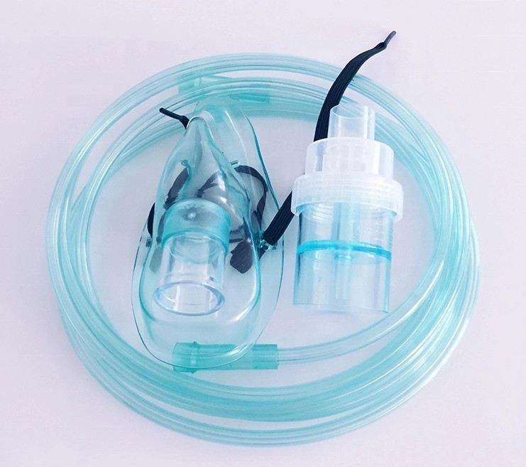 Disposable PVC Oxygen Delivery Mask With CE & ISO Nebulizer Mask Kit