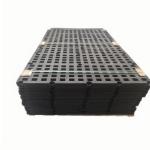 Durable Black Color 40mm Thickness Rubber Screen Panel For Mining Vibrating