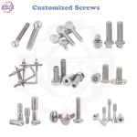 Custom Logo Slotted Shoulder Non-standard Machine Screw Brass Carbon Stainless