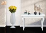 Wine Cup Shape Fiberglass Planters Floor Vases Wedding Decor Glossy White