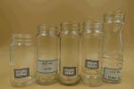 FDA Transparent Ceramic Glass 90ML Plastic Salt Grinder