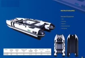 Wholesale 3.6M Inflatable Tender Catamaran With Airmat Floor In Pvc Tube Less Weight from china suppliers