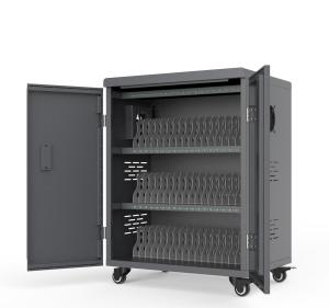 Wholesale 250V 54 Units Ipad Charging Cart On Wheels Galvanized from china suppliers