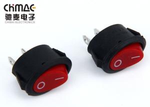 Wholesale Automotive Power Rocker Switch , Single Narrow Waterproof Round Rocker Switch from china suppliers