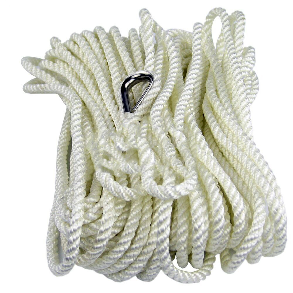 3mm 6mm 3 Strand Twisted Nylon Rope for Manufacturing Customized Colour and Durable