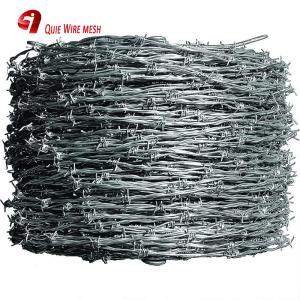 Wholesale Hot Dip Galvanized Barbed Wire , PVC Coated Barded Wire For Protection from china suppliers