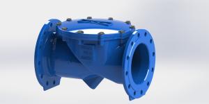 Wholesale Horizontal Water Control Valve Preventing Reverse Flow And Reducing Head Loss from china suppliers