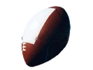 Wholesale The brown rugby inflatable helium balloon for decoration from china suppliers