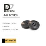 Big Size Bright Color Bulk Trench Plastic Horn Coat Buttons High Wear Resistance