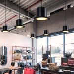 Industrial Hat Chandelier Clothing Shop Cafe Creative Single Head Lamp