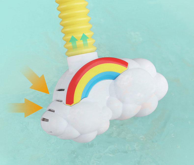 Make Bath Time More Exciting with DUCK Baby Bath Shower Head Spout Rinser Trunk Knobs