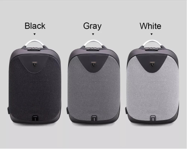 Polyester Business Laptop Backpack 1.54 Inch Antitheft Back Pack For Men Laptop