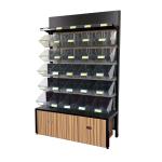 Customized Color Size supermarket convenience gondola snack shelf snack display