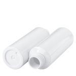 White Cylindrical Plastic Bottles 120ml 4OZ Cosmetic Packaging Bottles For
