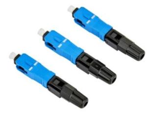 Wholesale SM SC Fiber Optic Fast Connector , Ftth Cable Connector Upc from china suppliers