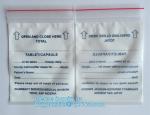 Medical powder plastic child proof zip lock bags / sachet herbal pills pack