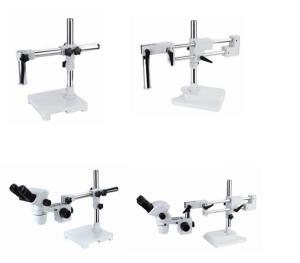 Wholesale Single Double Pole Stereo Microscope Stand Metal Material White Color from china suppliers