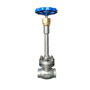 Wholesale Handwheel Long Stem Cryogenic Globe Valve SS Through Way Type CDJ61F-40P from china suppliers