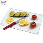 Toughened Glass Top Kitchen Cutting Board Rectangle Shape 4mm Thick 500 Pcs No