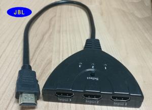 China HDMI M to 3 Port HDMI Splitter 3 in 1 out pigtail 1080P 3 input 1 Lead Auto Switch Cable on sale
