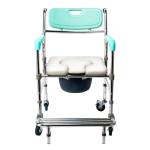Aluminum Adjustable Commode Chair For Elderly And Disabled Modern Design