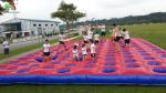 Competitive Challenge Inflatable Bounce Obstacle Course PVC Mattress Running