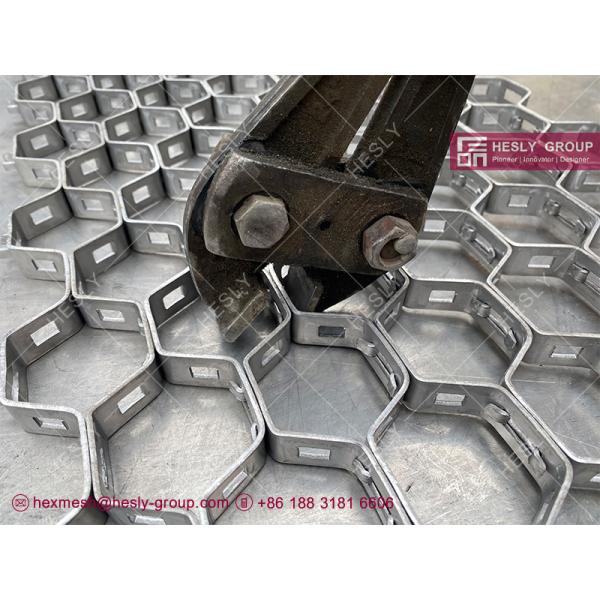 Cabon Steel Hex Mesh 25mm deep