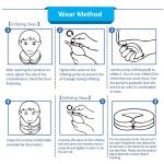 Neck traction device breathable flannel cervical collar covers in blue/red