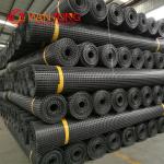 Polypropylene Geo Grid Earthwork Products Biaxial 35KN Plastic Geogrid 25.4*25