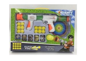 Wholesale Safe Kids Sports Toys Pump And Launch Blaster Shooting Toy Gun With Foam Balls from china suppliers