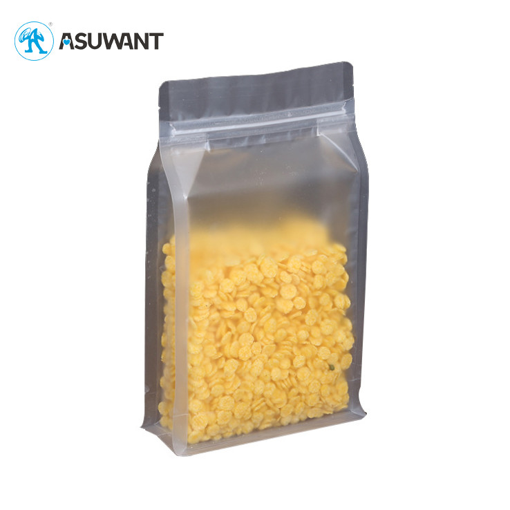 BRC ASTM Plastic Flat Bottom Bags BRC Aluminum Foil 150mic With Valve