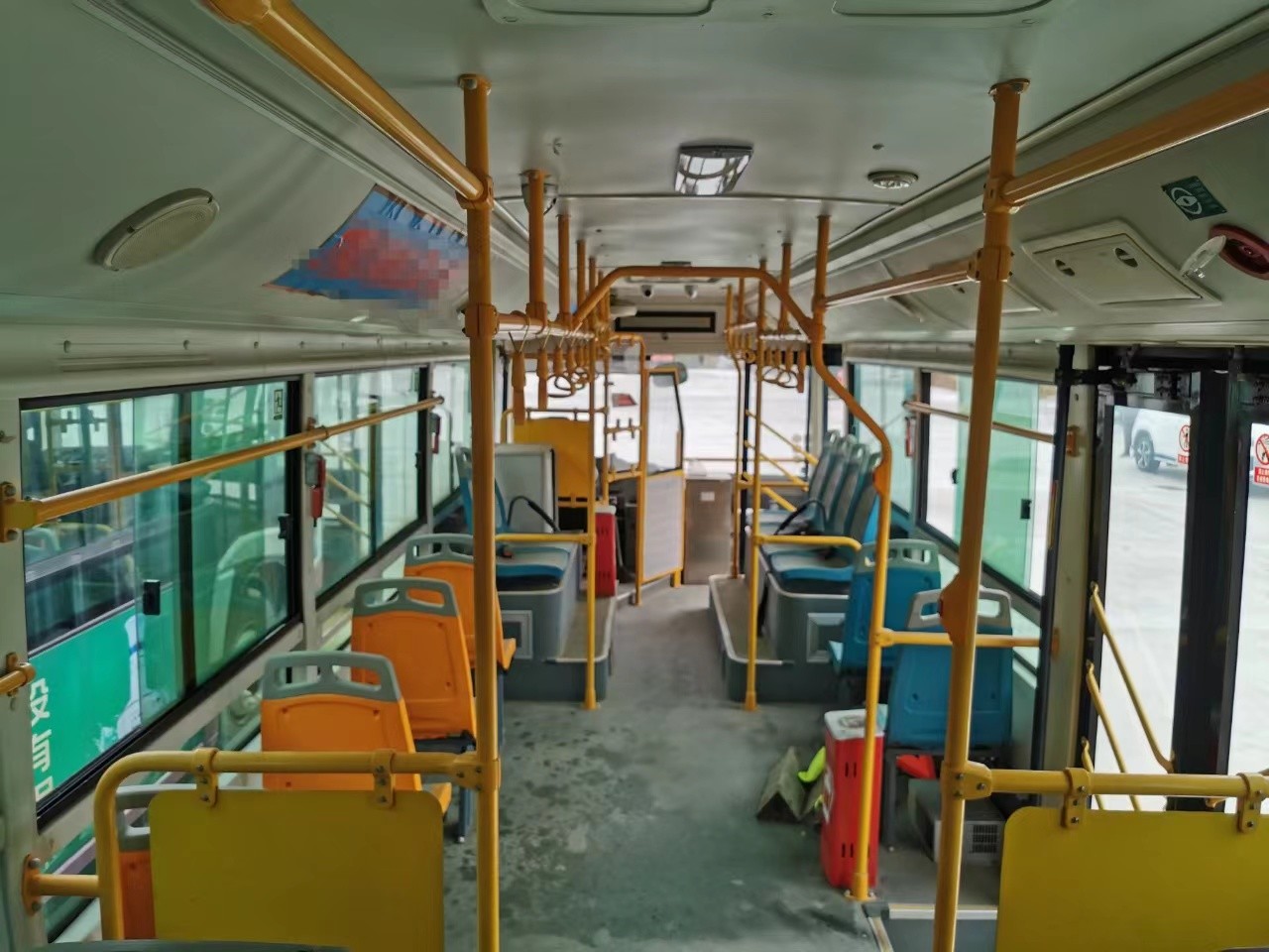 12m 30 Seats Hengtong Used Buses Rear Engine Luxury Diesel City School Bus