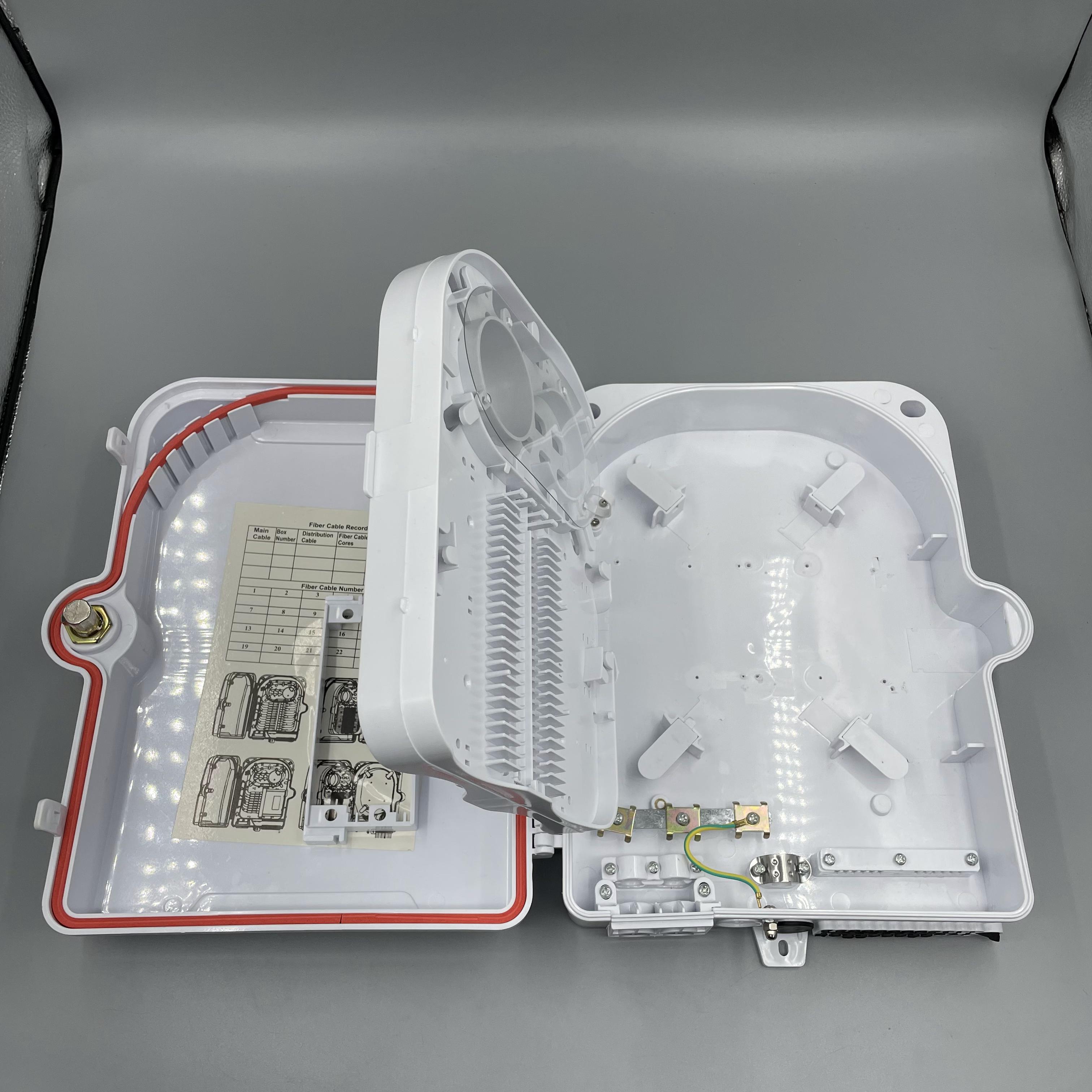 24 Core Box Distribution for 1x16 PLC Fiber Optic Wiring Closet FTTX Terminal Box