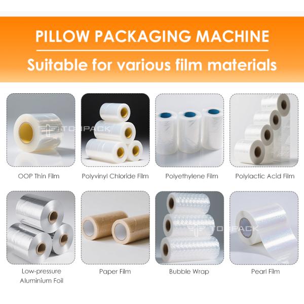 Fully Automatic Horizontal Packaging Machine, Bread PE Film PVC Film Pillow Packaging Machine