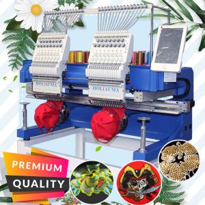 Wholesale Best china embroidery machine supplier HO1502H cap t-shirt flat 2 head digital embroidery machine for sale from china suppliers