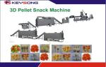 Indutstrial Snack Food Extruder Machine , High Performance 3d Pellet Snack
