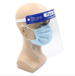 Wholesale White Blue Protective Face Shield Dust Proof UV Protective Face Shield from china suppliers