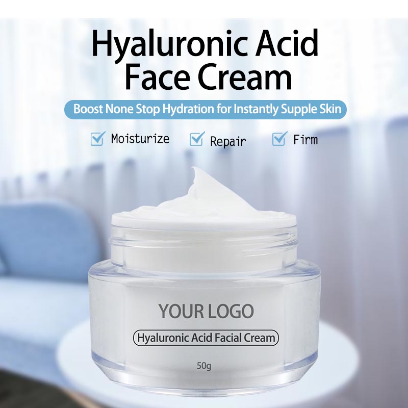 Facial Cream Moisturizer Lotion Anti Aging Skincare Whitening Hydrating Hyaluronic Acid Cream Smooth and Repair the Skin