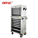 3 Drawer Rolling Tool Box Cabinet Mechanics Roller Seat 80x50x104cm
