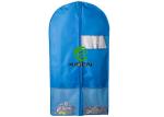 Colorful Oxford Breathable Suit Covers , Reusable Foldable Garment Bag
