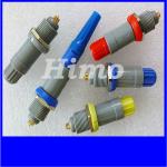 redel 5 pin waterproof ip64 plastic medical connector PFGPNG blue color