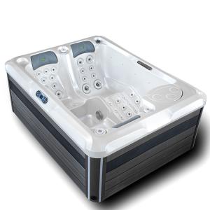 Wholesale Balboa Control System Acrylic 3 Person Outdoor Whirlpool Massage Hot Tub For Villa from china suppliers