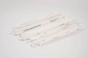 Wholesale Pointed 6x230mm Biodegradable PLA Straws With Paper Wrap Beverage Stores from china suppliers