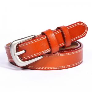 China 2.5cm Wide Woman Fake Leather Belt Ladies 135cm Jeans on sale