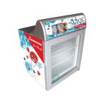 55L digital thermostat auto commercial display cooler ice cream freezer fridge