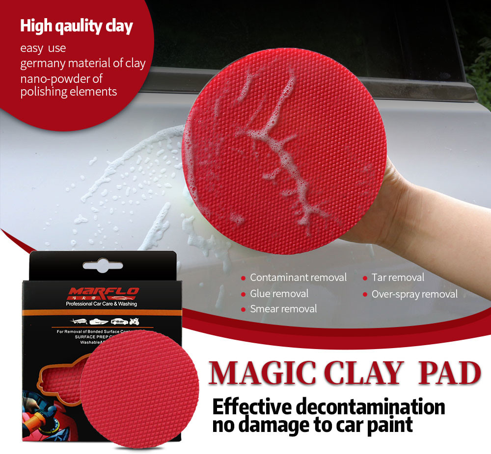80mm 100mm Autoscrub Clay Pad For Polisher With ISO-9001 Certification