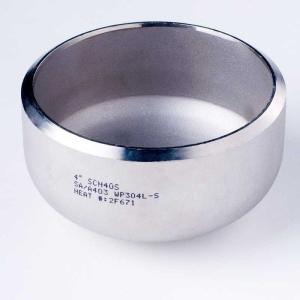 Wholesale Stainless Steel Pipe End Caps Butt Weld Fitting 8'' SCH10 Round Seamless A403 Grade WP 347 from china suppliers