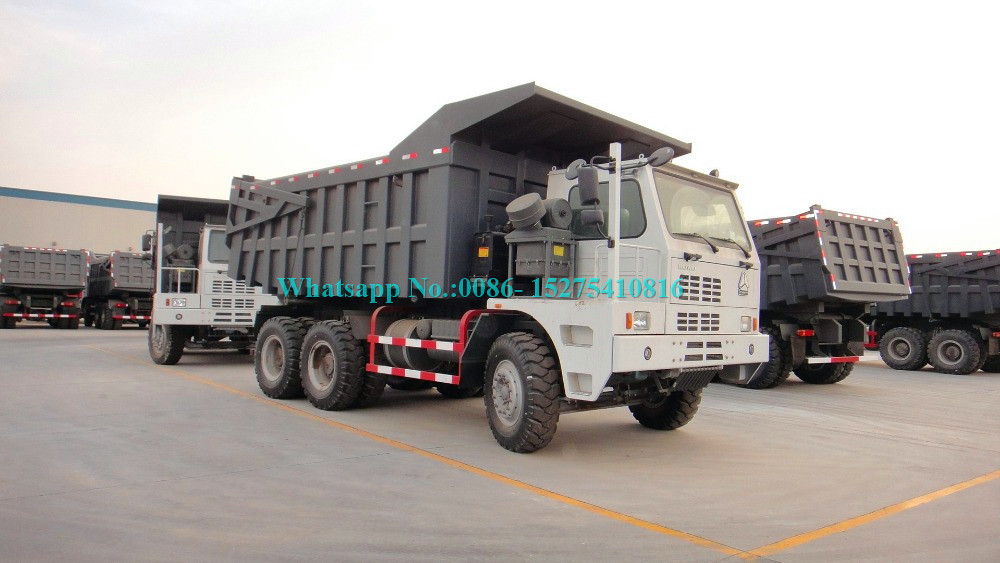 SINOTRUK wide body 6X4 371hp HOWO heavy duty 60-70tons mining dump truck for Mine